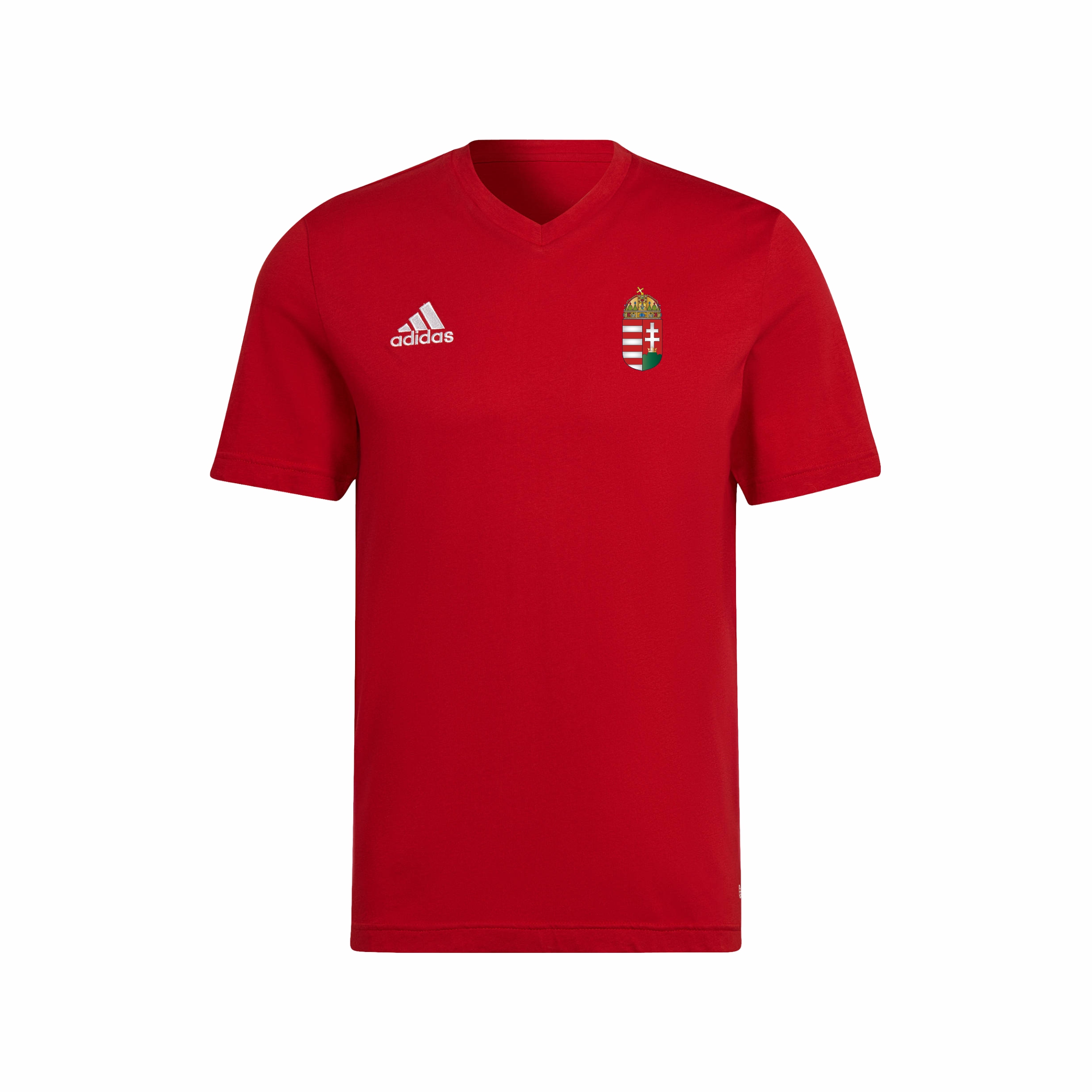 Adidas piros edző póló